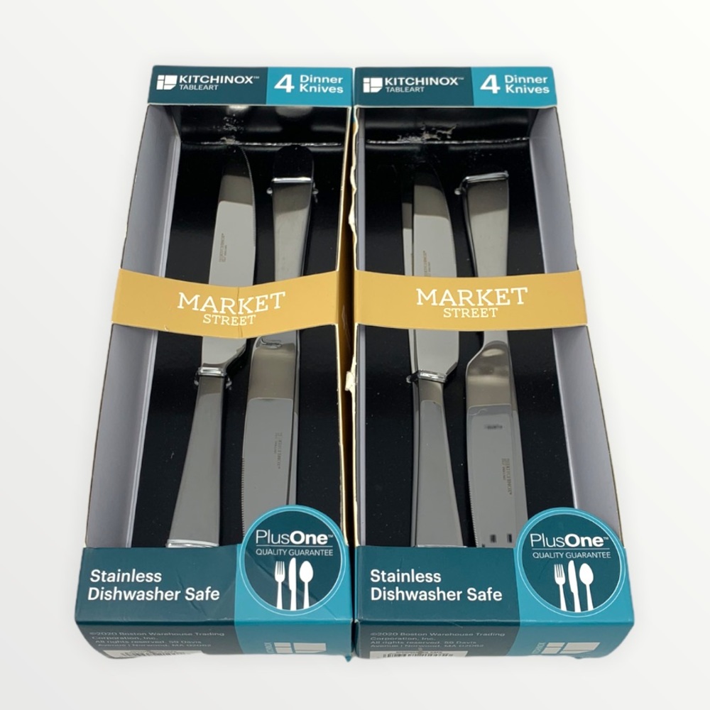 Kitchinox Stainless Dinner Knives 8 ct
